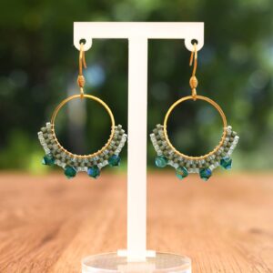 Boucles d'oreilles créoles Ivy