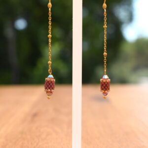 Boucles d'oreilles Purple